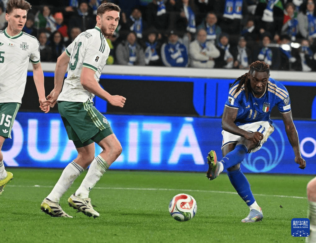 足球——世预赛附加赛：意大利胜北爱尔兰