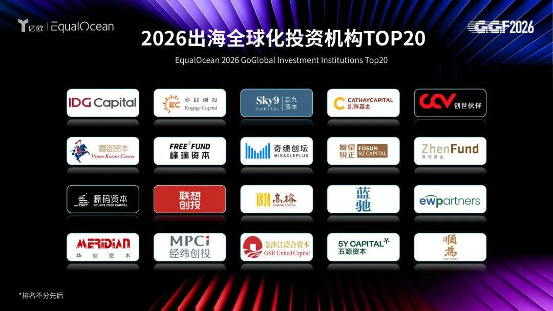 韧性全球化，AI向未来！EqualOcean 2026出海全球化系列榜单